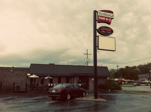 Picture of Rosedale BBQ in Kansas City. 